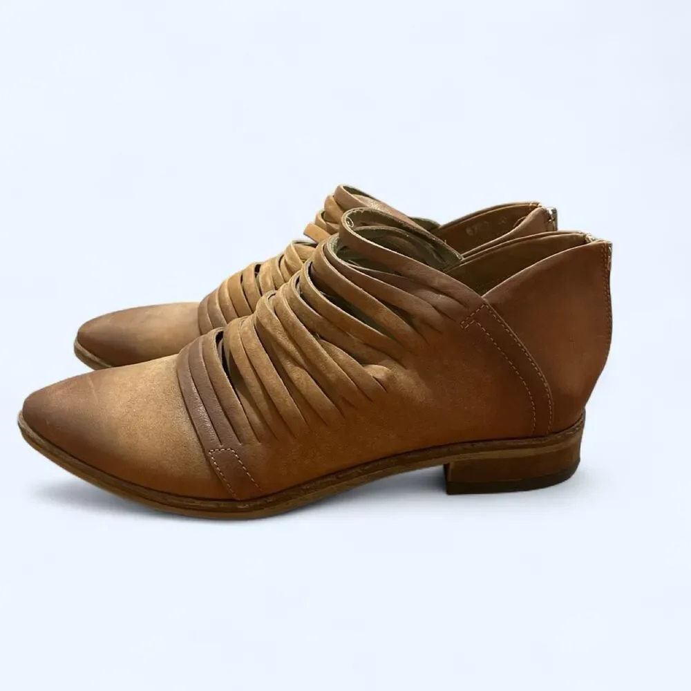 Free-people Women's Tan and Brown Boots